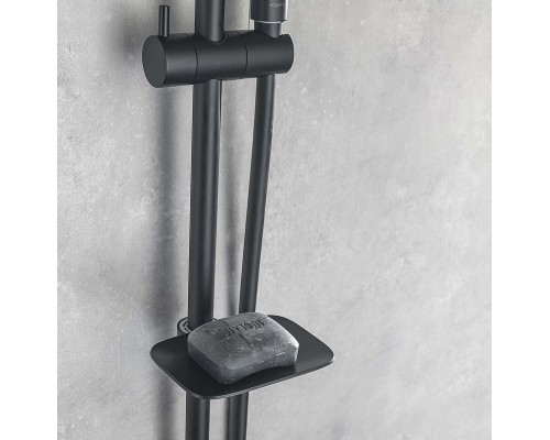 Душевая система Aquatek Вега AQ1074MB Черная матовая