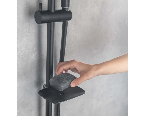 Душевая система Aquatek Вега AQ1074MB Черная матовая