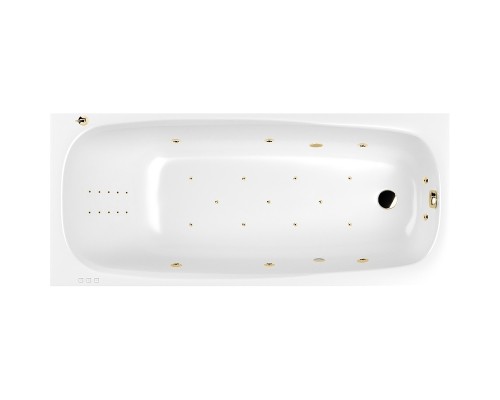Акриловая ванна Whitecross Layla 170x75 с гидромассажем