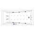 Акриловая ванна Whitecross Palace 170x75 с гидромассажем