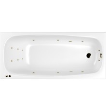 Акриловая ванна Whitecross Layla Slim 180x80 с гидромассажем