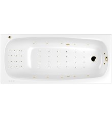 Акриловая ванна Whitecross Layla Slim 170x75 с гидромассажем