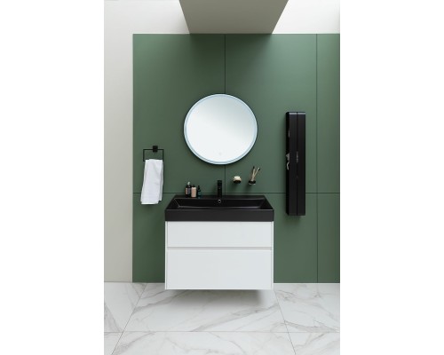 Металлическая полка Aquanet Магнум H 15х100 326457 Черная матовая