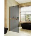 Душевая перегородка Maybah Glass MGD-723-3ш 690x1950 в широком профиле Золото стекло графитовое