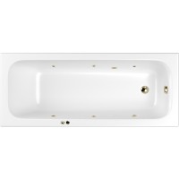 Акриловая ванна Whitecross Vibe 180x75 с гидромассажем