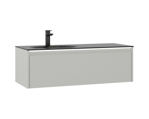 Тумба с раковиной Orka Lisbon 110 5001435 подвесная Кашемировая матовая