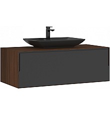 Тумба с раковиной Orka Craft 120 5001127 подвесная Орех Антрацит