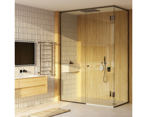 Электрический полотенцесушитель Aringa Бонди 100x50 AR03018CH с полкой Хром