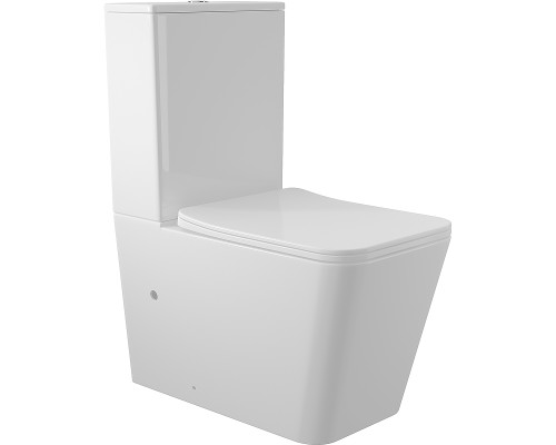 Унитаз компакт Aqueduto Macio AQDSMAC10 с бачком и сиденьем Микролифт