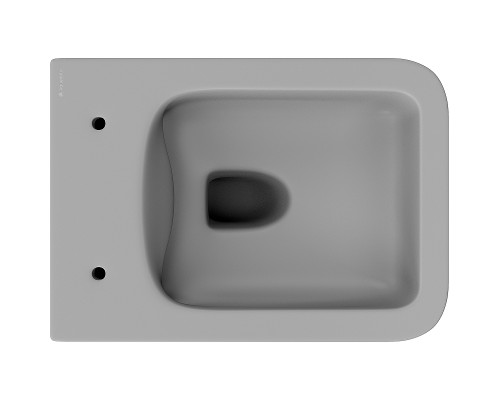 Унитаз Aqueduto Macio MAC0130 подвесной Серый матовый с сиденьем Микролифт