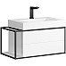 Тумба под раковину Clarberg Logic 80 R LOG0108R  подвесная Белая