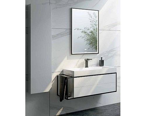 Тумба под раковину Clarberg Logic 80 R LOG0108R  подвесная Белая