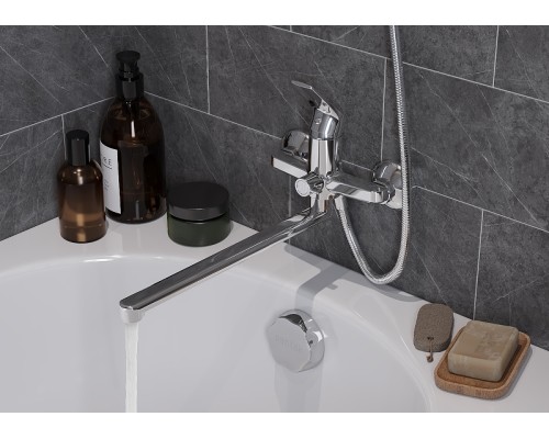 Смеситель для ванны Santek Кант WH5A12002C001 универсальный Хром