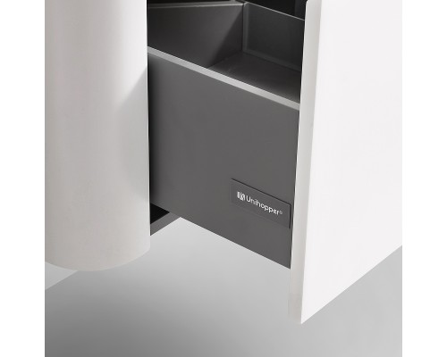 Тумба с раковиной Black&White Universe U925.800 80 925800 подвесная Milk white