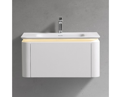 Тумба с раковиной Black&White Universe U925.800 80 925800 подвесная Milk white