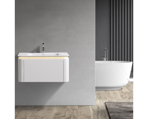 Тумба с раковиной Black&White Universe U925.800 80 925800 подвесная Milk white