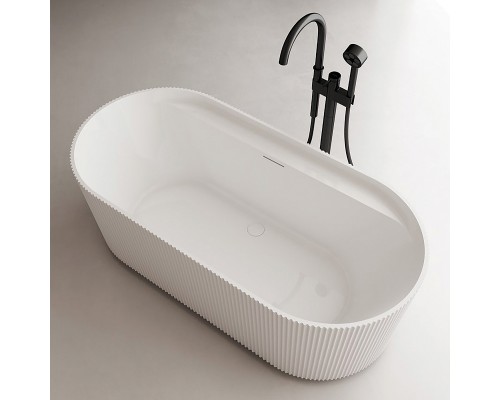 Акриловая ванна Abber 170х80 AB9444MW без гидромассажа