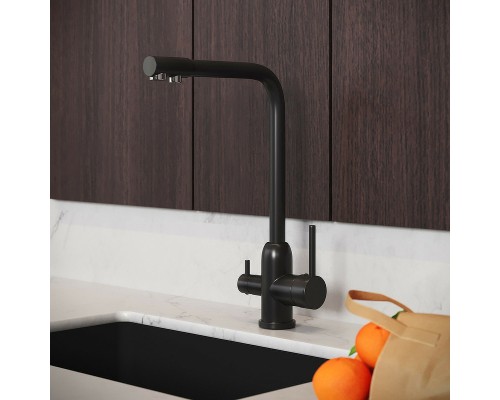 Смеситель для кухни Aringa Гранде AR02016BL Черный