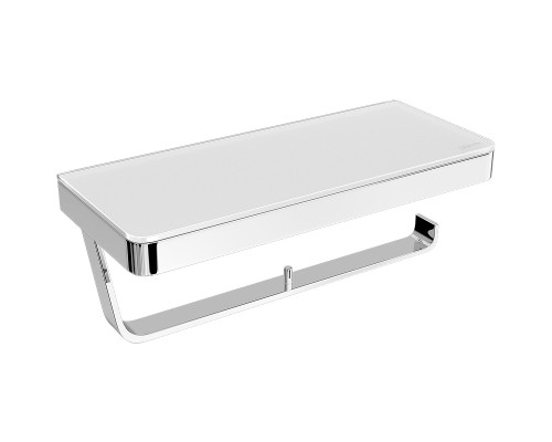 Держатель туалетной бумаги Lemark Glass Line 9721040 двойной Хром
