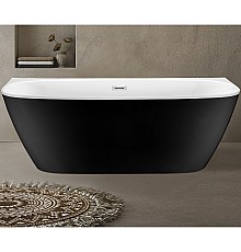 Акриловая ванна Esbano San Marino 170x80 ESVASANMB Черная Белая без гидромассажа