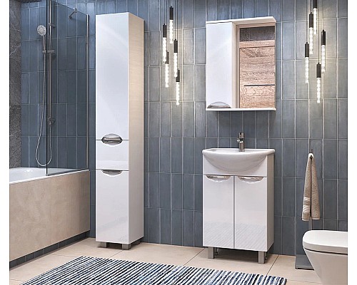 Зеркало со шкафом Vigo Callao 50 L z.CAL.50.L Белое