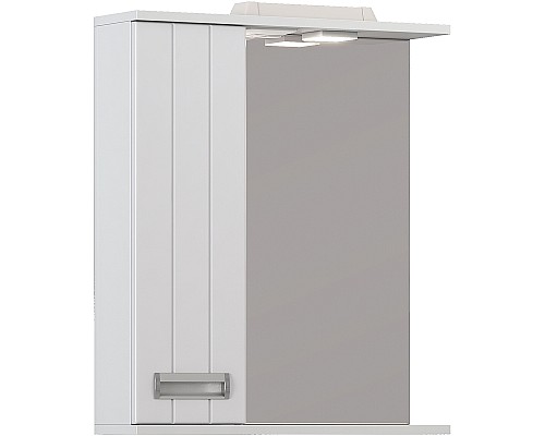 Зеркало со шкафом Vigo Diana 60 L z.DIA.60.L.El с подсветкой Белое