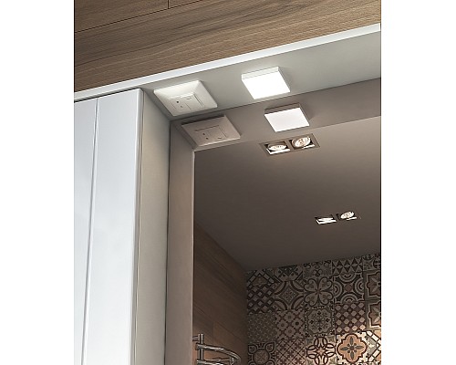 Зеркало со шкафом Vigo Diana 60 L z.DIA.60.L.El с подсветкой Белое