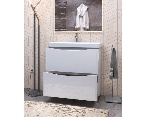 Тумба под раковину Vigo Glem 80 tn.GLE.9595.80.2Y Белая