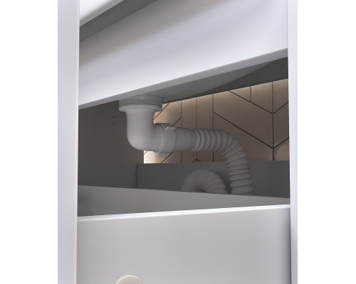 Тумба под раковину Vigo Glem 80 tn.GLE.9595.80.2Y Белая