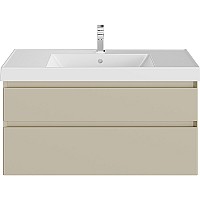 Тумба под раковину Kerama Marazzi Cubo 100 CUB.100.2\LIM подвесная Лимо матовый