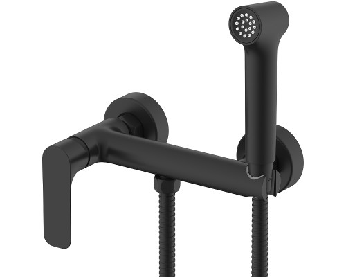 Гигиенический душ со смесителем Raglo R03.51.06 Черный матовый