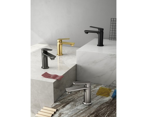 Смеситель для раковины Splenka S30.10.06 Черный матовый