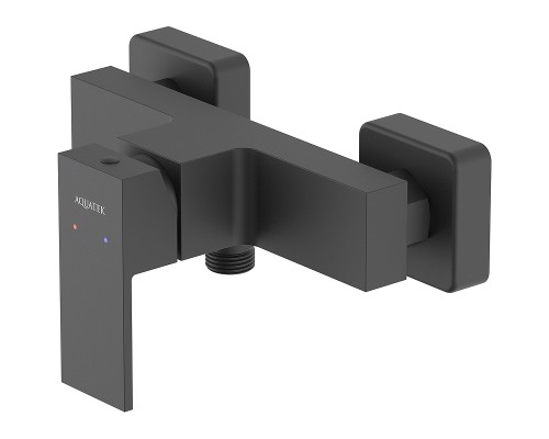 Смеситель для душа Aquatek Либра AQ1660MB Черный матовый