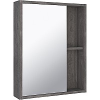 Зеркальный шкаф Runo Эко 52 00-00001324 Железный камень