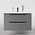 Тумба под раковину Style Line Марелла 90 Люкс Plus СС-00002415 подвесная Серый матовый антискрейтч