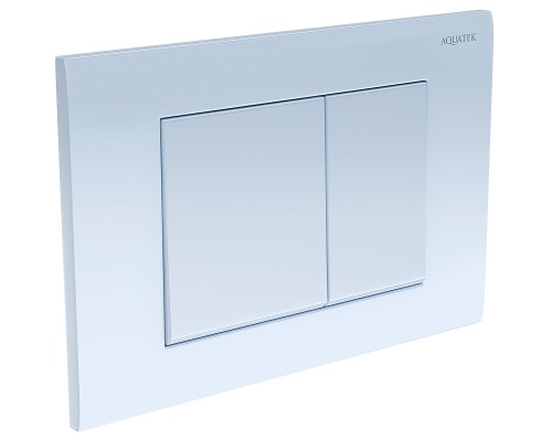 Комплект унитаза с инсталляцией Aquatek Set Aquatek Вега-009 4в1 с сиденьем Микролифт и Белой клавишей смыва