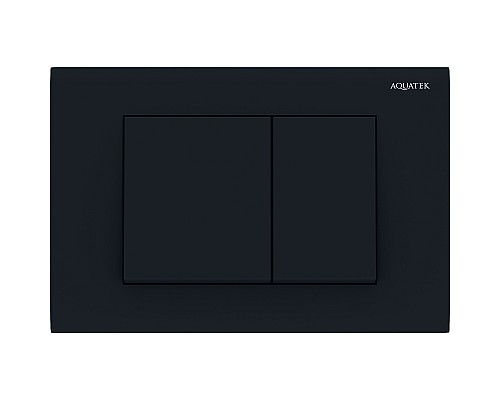 Комплект унитаза с инсталляцией Aquatek Set Aquatek Вега-012 4в1 с сиденьем Микролифт и Черной матовой клавишей смыва