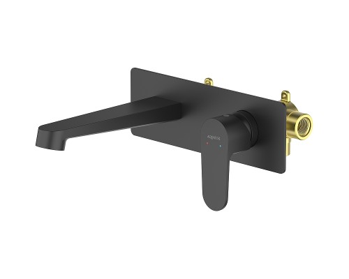 Смеситель для раковины Aquatek Оберон AQ1213MB Черный матовый