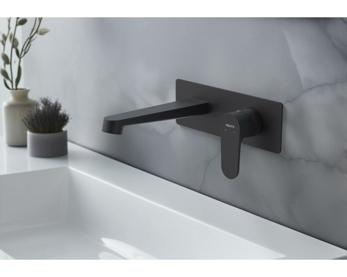 Смеситель для раковины Aquatek Оберон AQ1213MB Черный матовый