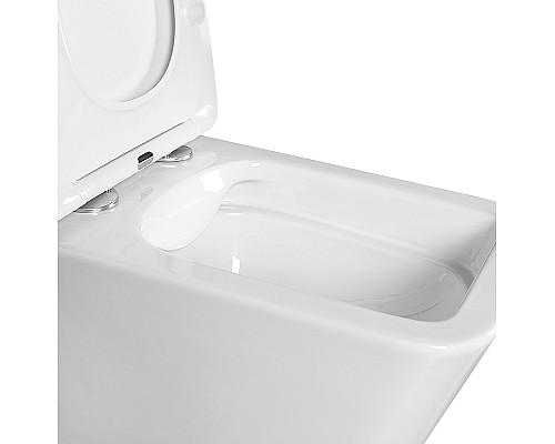 Комплект унитаза с инсталляцией Aquatek Set Aquatek Либра N KDI21 с сиденьем Микролифт и Белой глянцевой клавишей смыва