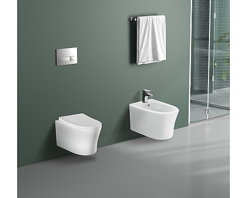 Комплект унитаза с инсталляцией Aquatek Set Aquatek Ника с сиденьем Микролифт