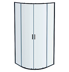 Душевой уголок Aquatek 80х80 AQ ARI RO 08020BL профиль Черный стекло прозрачное