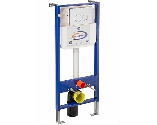 Инсталляция Aquanika Basic 10.702.450.02.19 для унитаза с клавишей смыва Хром