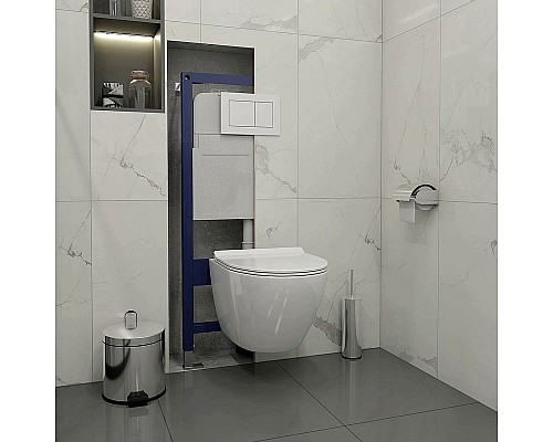 Клавиша смыва Maretti Sofia AC12SF-740 Белая матовая