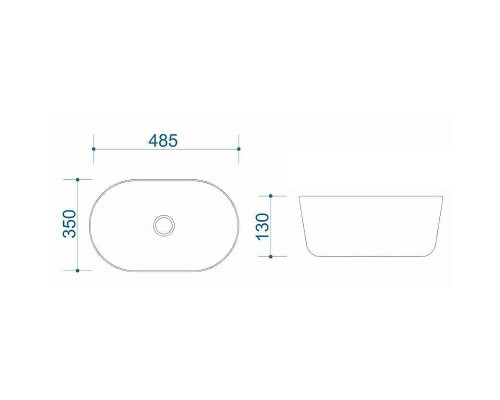 Раковина-чаша Maretti Florenza 49 FL13NS09-844 Белая