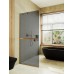 Душевая перегородка Maybah Glass MGD-729-3у 790x1950 в узком профиле Золото стекло графитовое