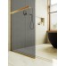 Душевая перегородка Maybah Glass MGD-729-3у 790x1950 в узком профиле Золото стекло графитовое