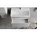 Тумба под раковину Raval Welto 80 Wel.01.80/P/W/RL подвесная Белая
