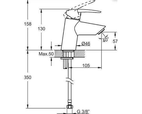 Комплект смесителей Vitra Axe S A49152EXP Хром