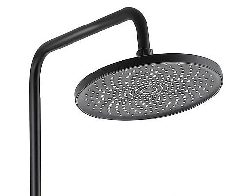 Душевая система beWash BV1TMSS6120 с термостатом Черная матовая